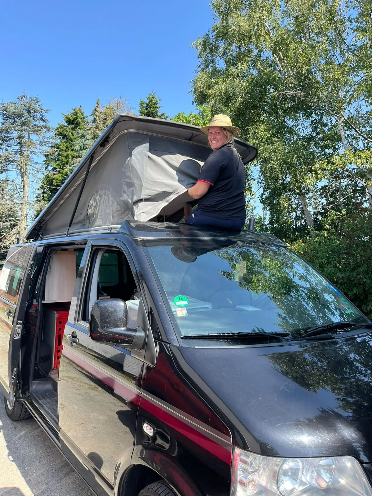 Segelboot mit maßgefertigter Persenning von Interieur & Meer am Steinhuder Meer